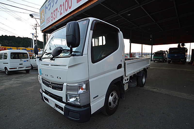 三菱 キャンター2t平ボデー(ホワイト) | 中古トラック情報 | 朝日自動車株式会社