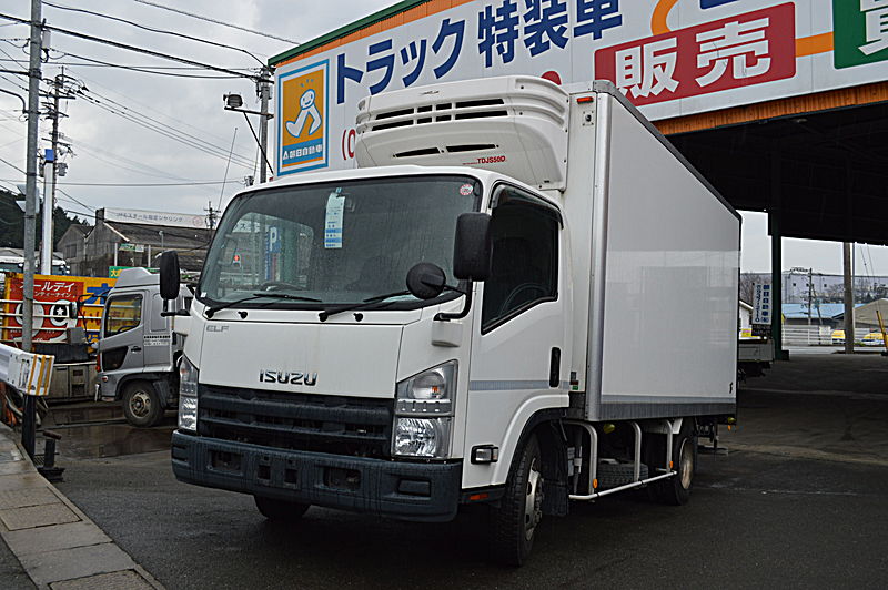 いすゞ エルフ3t冷蔵冷凍車 ホワイト 中古トラック情報 朝日自動車株式会社
