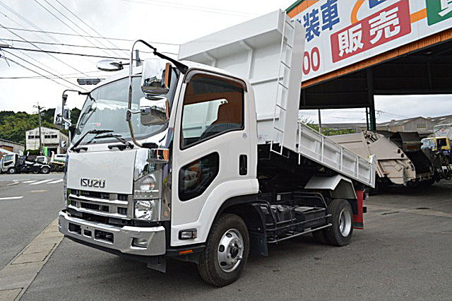 いすゞ フォワード 4t強化ダンプ(ホワイト) | 中古トラック情報 | 朝日自動車株式会社