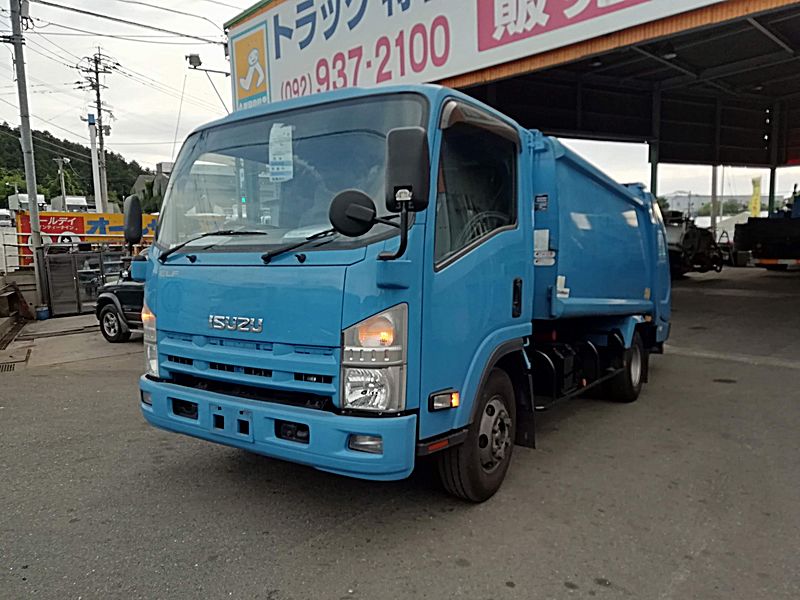 いすゞ エルフ2 8tプレス7 4立米パッカー車 中古トラック情報 朝日自動車株式会社